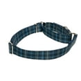 thumbnail image 4 of Country Brook Petz® Navy Plaid Martingale Dog Collar and Leash, Small, 4 of 5