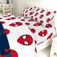 thumbnail image 2 of Marvel Spiderman Spidey Daze 4 piece Queen Sheet Set, 2 of 5