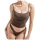 thumbnail image 3 of Camiseta sin mangas sexy de cuello cuadrado y tirantes ajustables para mujer - XS-XL, 3 of 6