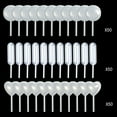 thumbnail image 3 of Limei 50pcs 4ml Plastic Pipettes Heart Round Rectangular Plastic Squeeze Transfer Pipettes Suitable for Chocolate, Cupcakes, Strawberries (Round), 3 of 7