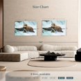 thumbnail image 4 of Elephant Stock Simple Bear Fishing Wall Art - Horizontal Canvas Wall Art - Living Room Wall Decor - Animal Canvas - Blue And Brown Decor - 48" x 32", 4 of 8