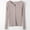 Khaki, variant on Lightweight Ribbed Knit Button Down Sweater Women Long Sleeve Regular Fit Layering Knitwear Jacket Navy M