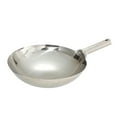 thumbnail image 1 of Winco WOK-14W 14" Stainless Stir Fry Pan - No Interior Rivets, 1 of 1