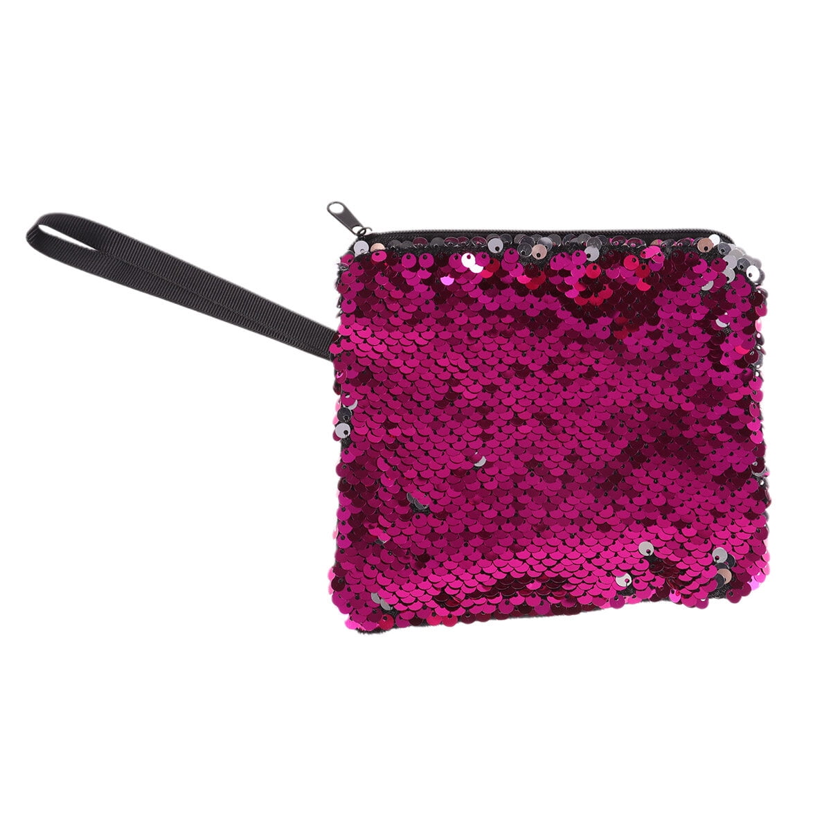 1pc Rosy Fashion Sequins Coin Purse Change Purse Mini Stylish Cosmetic