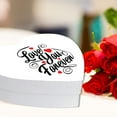thumbnail image 4 of Koyal Wholesale Valentine's Day Heart Shaped Gift Box with Lid, Love You Forever, Reusable Heart Box, 8"x6", 1-Pack, 4 of 5