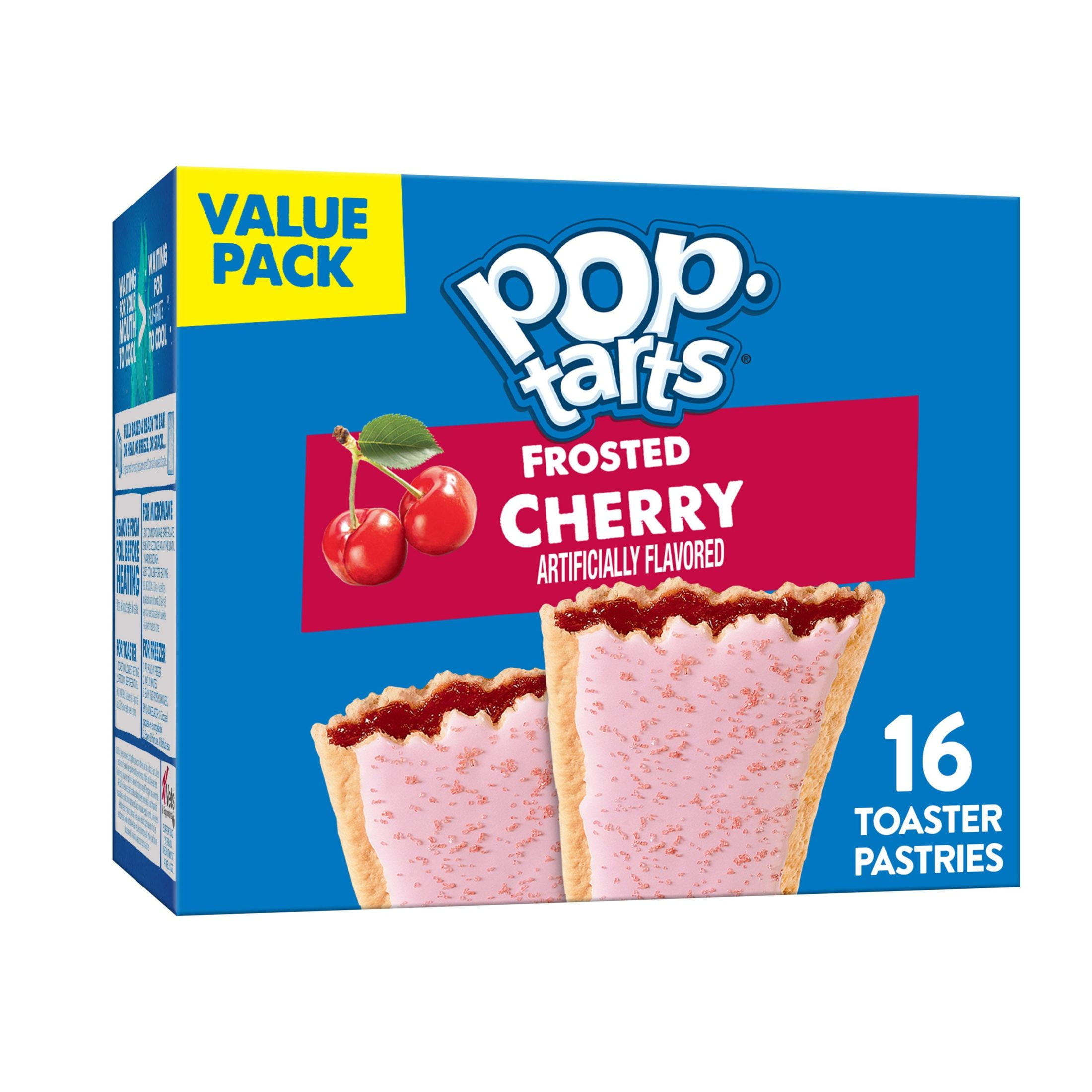 Pop Tarts Frosted Cherry Breakfast Toaster Pastries, 27 oz, 16 Count