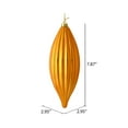 thumbnail image 2 of Vickerman 8" Antiq Gold Shiny Line Finial Ornament, Pack of 4, 2 of 3