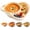 White, variant on Soup and Sandwich Bowl, New Soup and Sandwich Plate Combo, Soups and Bread Bowl Combo for Breakfast Cookies Bread Salad Fruits