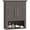 Brown, variant on kleankin Bathroom Wall Cabinet Medicine Cabinet with Shelf, Black