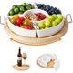 thumbnail image 1 of Botanero Giratorio: Plato con 5 Divisiones Apto - Latos de Cerámica Divididos para Servir Extraíbles, Adecuado para Snacks, Frutos Secos y Frutas, 1 of 7