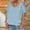 A131 Sky Blue Womens Summer Tops Clearance Under $5, variant on Cagogo Womens Summer Tops Tshirts Shirts Under $10 Loose Fitting Short Sleeve T-Shirts Solid Color V Neck Business Work Tunic Tops Graduation Gifts for Her