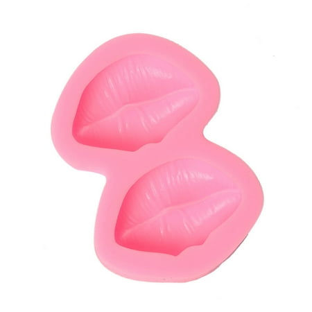 

Cake Molds Luscious Lips 2 cavity Silicone Mold For Chocolate Gum Paste Fondant Crafts