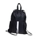 thumbnail image 3 of Mochila con cordón y compartimento para zapatos, bolso de viaje sencillo, mochila informal para el día a día. Negro, 3 of 9