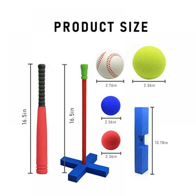 Set De 5 Bases De Baseball/softball En Mousse Jaune - Pour Enfants, Kickball, T-ball