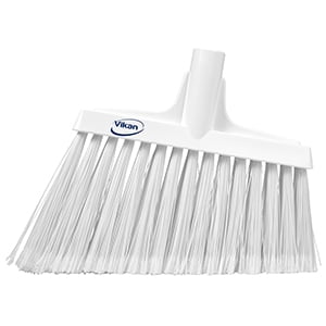 #89990130 ECOLAB 5" YELLOW FLAGGED LOBBY BROOM HEAD ONLY 