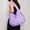 Purple, variant on WIZUTIZ Tote Bags for Women Womens Messenger Bags Womens Crossbody Bags with Adjustable Strap Zipper Pockets Shoulder Bags Large Solid Bags Water Resistant Lightweight Bag 1 PC Blue