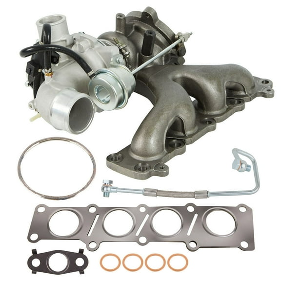 Turbocharger w/ Turbo Gaskets & Oil Feed Line For Land Rover LR2 & Range Rover Evoque - BuyAutoParts