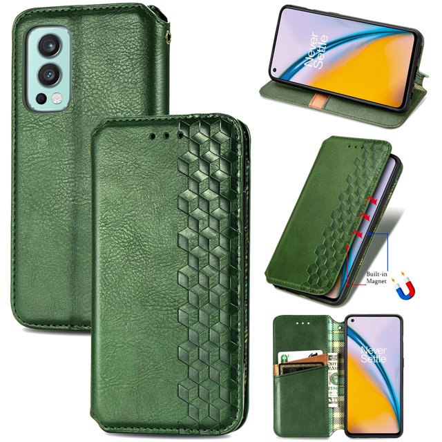Étui pour OnePlus Nord 2 5G Housse Magnétique Protectrice Portefeuille à Rabat