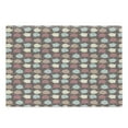 thumbnail image 1 of Children Cutting Board, Globefish Pattern in Pastel Colors Cartoon Underwater Monsters Repetition, Decorative Tempered Glass Cutting and Serving Board, in 3 Sizes, by Ambesonne, 1 of 2