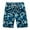 Blue, variant on WREESH Men's Summer Beach Shorts Loose Swim Trunks Fashion Camouflage Print Swim Shorts Elastic Waistband Drawstring Shorts Casual Sports Shorts Olive Green