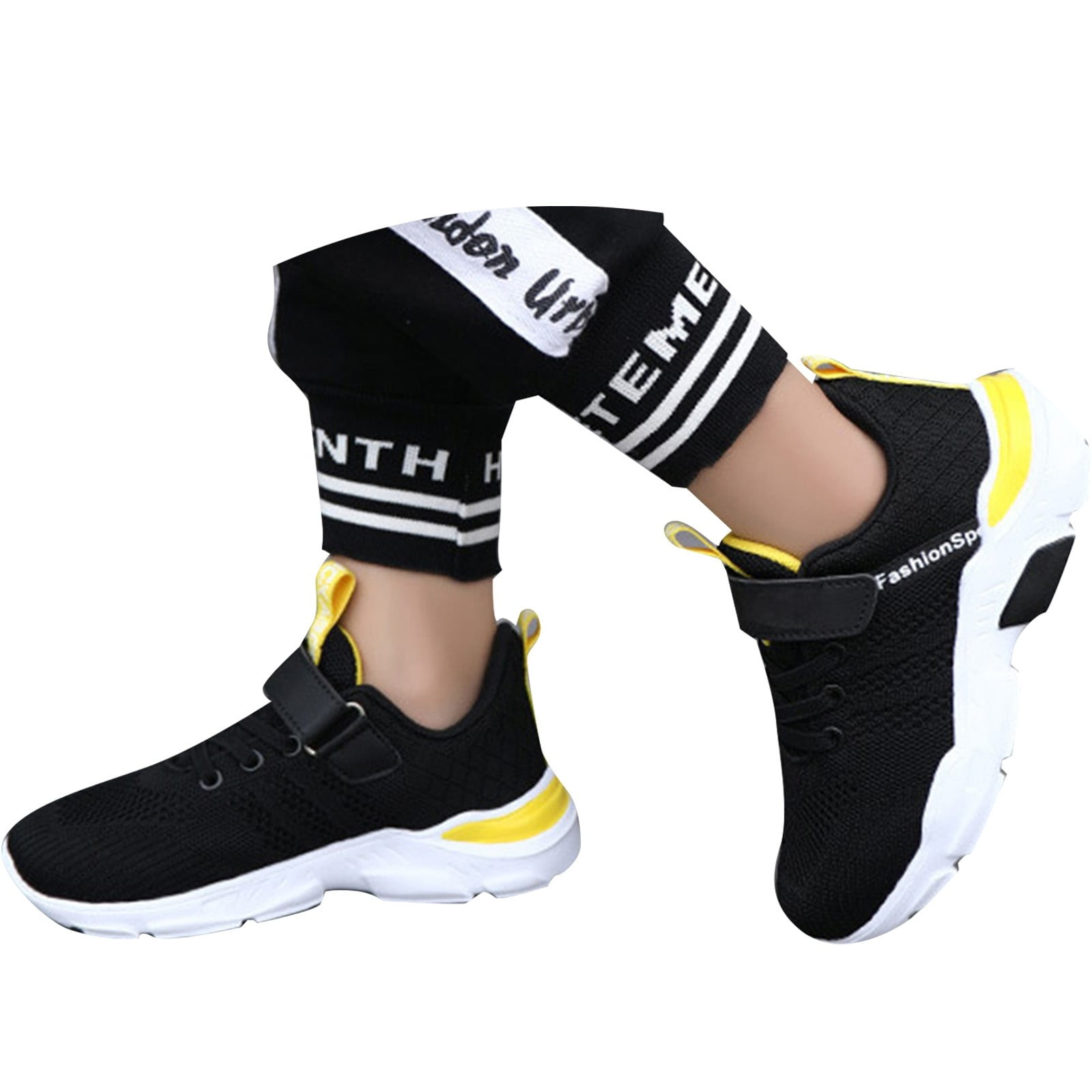 WZEIIOT Toddler Boys Sneakers Breathable Mesh On Sport Shoes Lightweight Indoor Outdoor Training Tennis Running Active Play Athletic Shoes Us Size:2