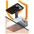 thumbnail image 5 of 2X Soporte para Teléfono Móvil 3 en 1, Banco de Energía de Audio, Altavoz de Llamada Bluetooth, Escritorio Giratorio Plegable Multifunción, Gris, 5 of 5
