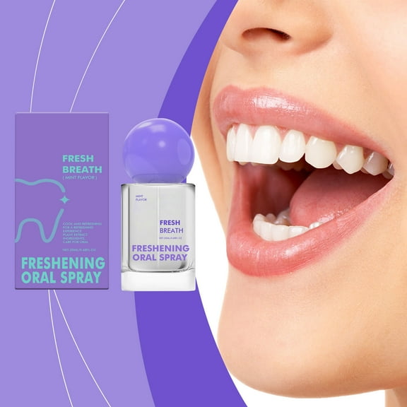 HYLLai Fresh Breath Oral Spray 20ml - Minty Mouth Freshener for Instant Bad Breath Relief, Portable Breath Spray for On-The-Go Use, Long-Lasting Freshness with Natural Peppermint Extract"