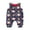 Blue, variant on Wassery Baby Girls Christmas Footies Rompers Newborn Girls Sleeveless Christmas Tree Print Jumpsuit 3 6 12 18 Months Infant Girls Fall Playsuits Clothes
