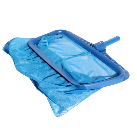 PHIGZNT Pool Skimmer Net, Upgraded Pool Net Skimmer with Double-Layer Netting Bag, Larger Capacity Pool Nets for Cleaning Finest Debris, Thickened Frame Pool Leaf Net Reinforced with Grid Structure
