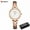 Pink, variant on Curren Luxury Brand Minimalist Quartz Watches Women Rose Gold Bracelet Watch Casual Slim Clock For Ladies Wristwatch With Steel - Quartz Wristwatches