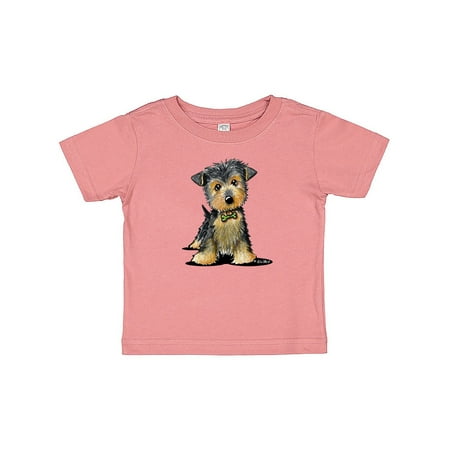 

Inktastic Little Gent Yorkie Gift Baby Boy or Baby Girl T-Shirt