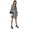 thumbnail image 3 of Moomaya Printed Short Bride Getting Ready&nbsp;Dress&nbsp;Bell Sleeves&nbsp;Bathrobe&nbsp;Women Wrap, 3 of 6
