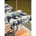 thumbnail image 2 of Outdoor Tablecloth with Umbrella Hole for Patio/Picnic/Party/Camping, Brown Bear Cabin Waterproof Table Cloth Square Cover Washable, Vintage Pine Tree Grey Farmhouse (60"x 60"), 2 of 9