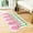 Peach, variant on Fruit Pattern Kitchen Rug, Non-Slip Washable Indoor Doormat, Cute Floor Mat for Kitchen, Bathroom, Entryway - Low Profile, 20" x 48"