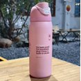 thumbnail image 2 of 32oz Rose Quartz FreeSip Water Bottle Sport Mug, 2 of 3
