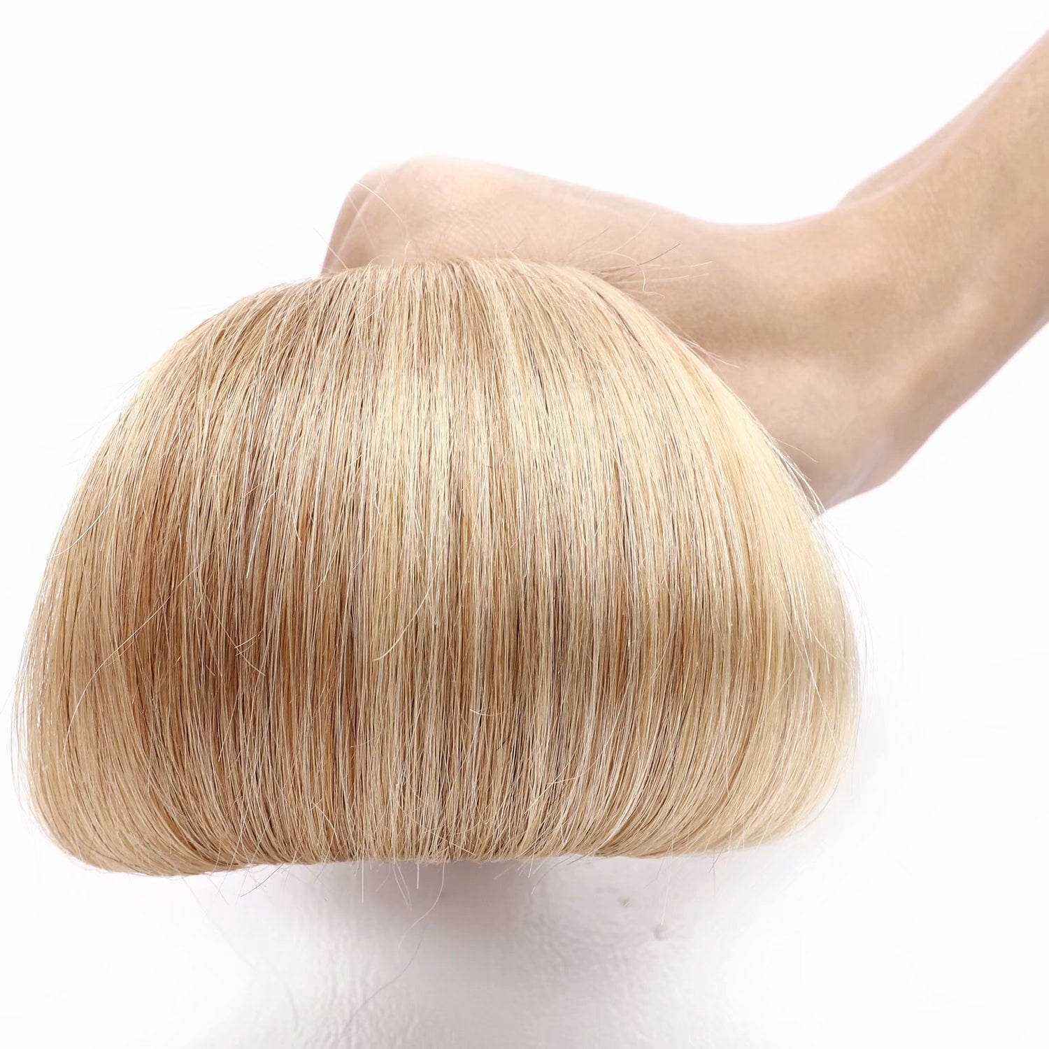 Benehair 100% Real Remy Human Hair Extensions Clip In 8Pcs Hair Weft Full Head Women Highlight Blonde Hair