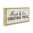 Stupell Industries Fresh Cut Christmas Trees Vintage Holiday Painting