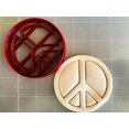 thumbnail image 5 of Peace Symbol Coupe-Cookies (4 Pouces) - Livraison Rapide - Bords Tranchants - Qualité Exceptionnelle, 5 of 5
