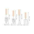 thumbnail image 2 of WRITWAA 4 Pcs Outils de Jardinage Miniatures Fer Argenté pour Collectionneurs de Modèles Décoration Intérieure, 2 of 8