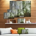 thumbnail image 2 of Designart - Vert Matin dans la Forêt Panorama - Paysage Toile Art Print, 2 of 2