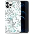 thumbnail image 1 of Case Yard iPhone-12/12-Pro Case Clear Soft & Flexible TPU Ultra Low Profile Slim Fit Thin Shockproof Transparent Bumper Protective Cover Drop Protective Cell Phone Cases (Light Leaves), 1 of 8
