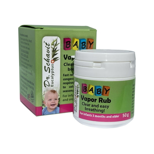 Dr. Schavit Baby Soothing Chest Rub. Vapor Rub Nasal Congestion Balm