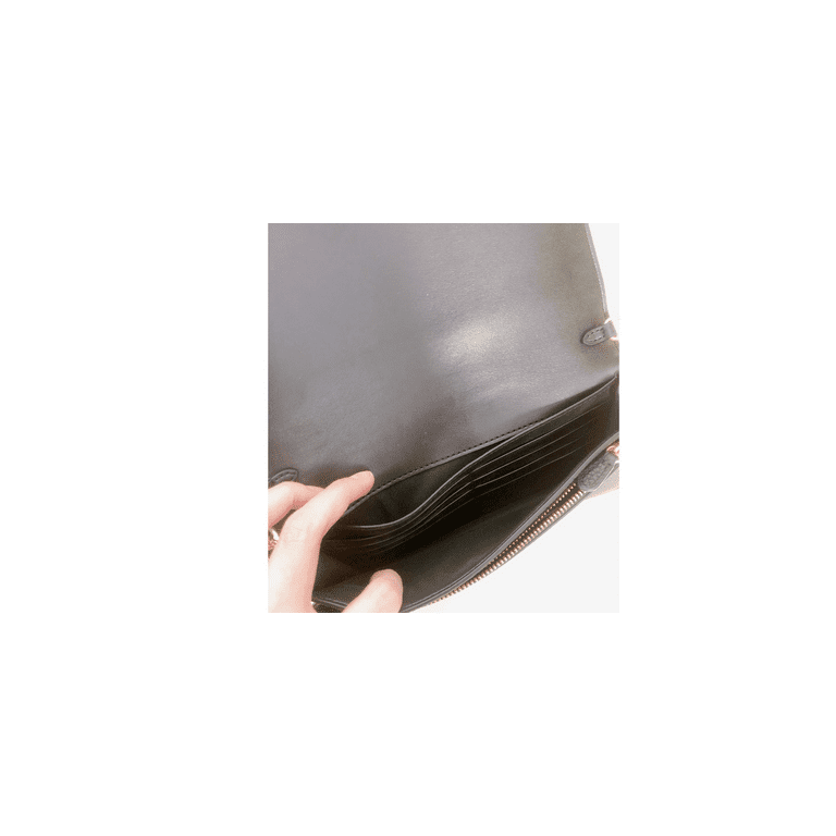 【COACH】FOLDOVER CROSSBODY CLUTCH Coach Anna Foldover Crossbody Clutch - Black for sale online