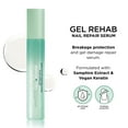 thumbnail image 3 of Sally Hansen Gel Rehab Quick-Drying Nail Repair Serum with Samphire Extract & Vegan Keratin, 3 of 10