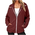 thumbnail image 1 of Puntoco Sudadera Sin Capucha Y Manga Larga Con Hombros Descubiertos Y Diseño Liso Para Mujer, 1 of 7