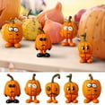 thumbnail image 5 of Mikilon Halloween Decorations, Halloween Pumpkin Outdoor Decoration Home Decor Ghost Party Pumpkin Resin Crafts, A, 5 of 5