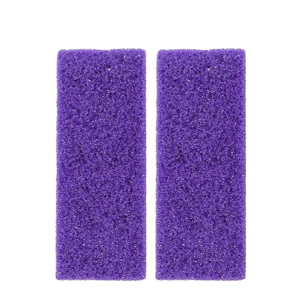 sweethay 2 uds piedra pómez para pies exfoliante removedor de exfoliante piel muerta dura portátil PU exfoliante para el cuidado de los pies piedra Type3 sweethay CE000047-00B
