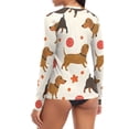 thumbnail image 5 of joogoo Womens UPF 50+ Rash Guard Dachshund Dog Balls Long Sleeve UV Protection Sun Shirts Tops XL, 5 of 7