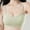 Green, variant on Adjustable Straps Bralette for Women Seamless Wireless Padded Bra Crop Top Soft Lounge Bra
