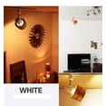 thumbnail image 4 of FSLiving Vintage Style Adjustable Angle H-Type Track Head E26 Base Wood Lampshade Ceiling Light Track Light Fixture for Gallery Loft Office Kitchen,Bulb and Track Not Included - 1 Light, 4 of 7